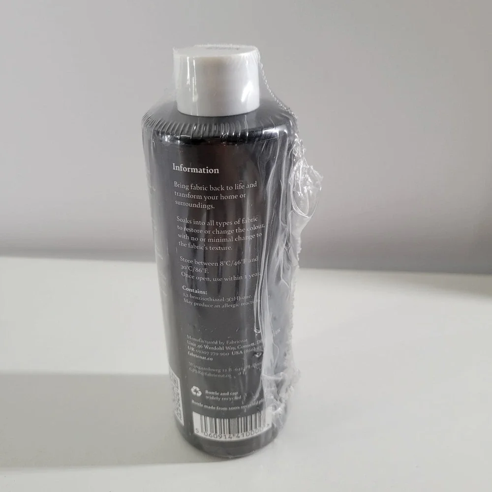Fabriccoat Black Paint for All Fabrics‎ 250ml 8.5 fl oz